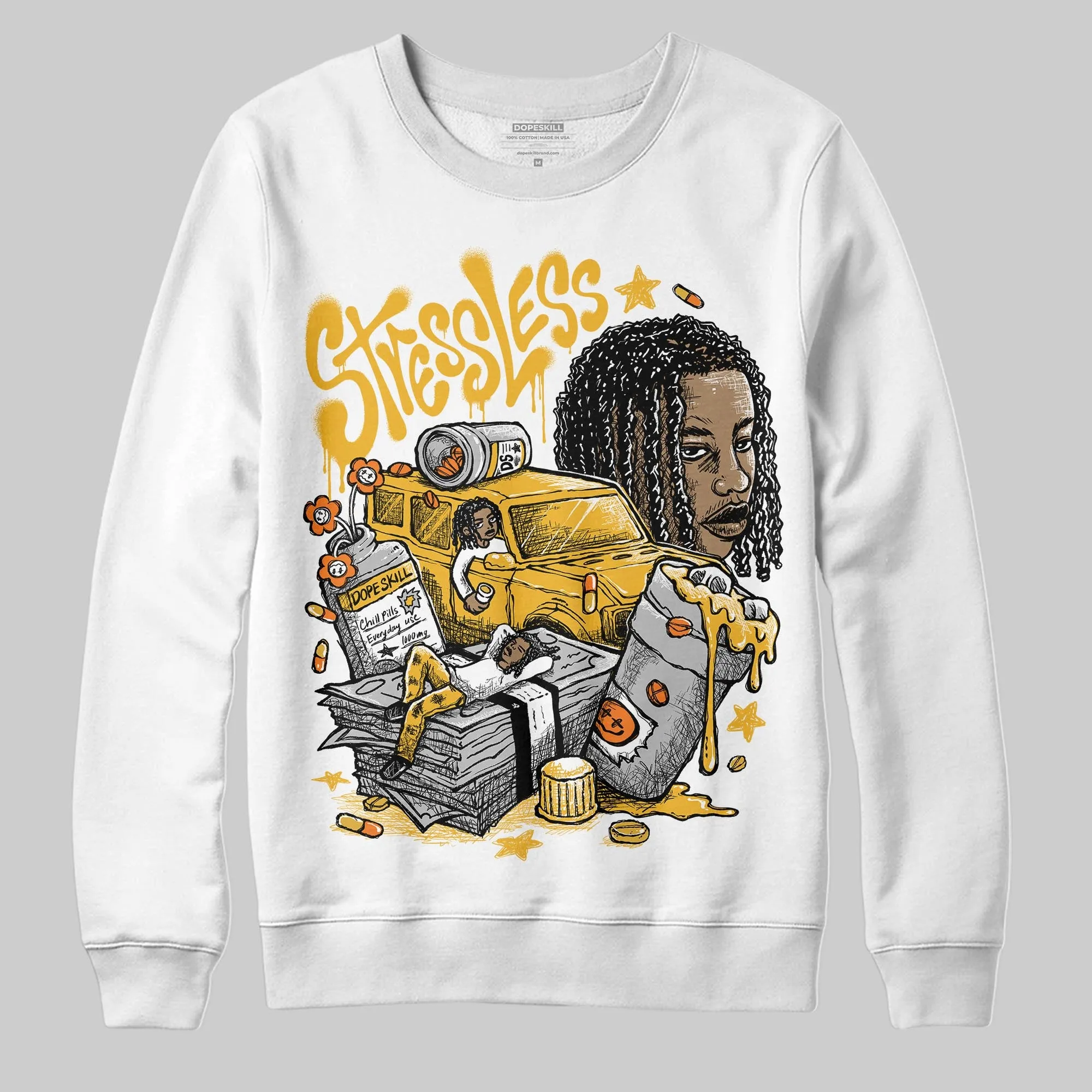 Tokyo 5s DopeSkill Sweatshirt Stressless Graphic sold by DopeSkill product image thumbnail 2