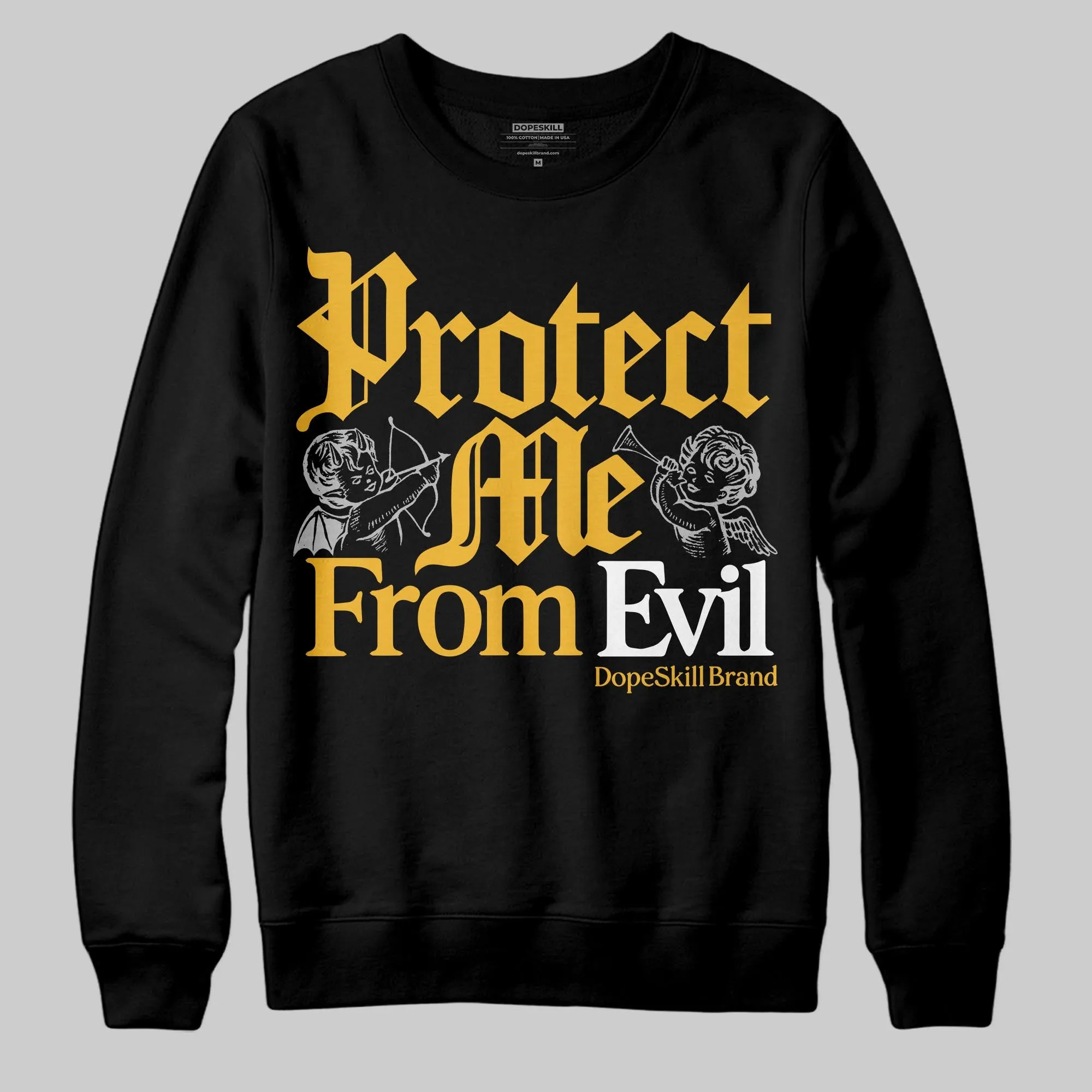 Tokyo 5s DopeSkill Sweatshirt Protect Me From Evil Graphic sold by DopeSkill