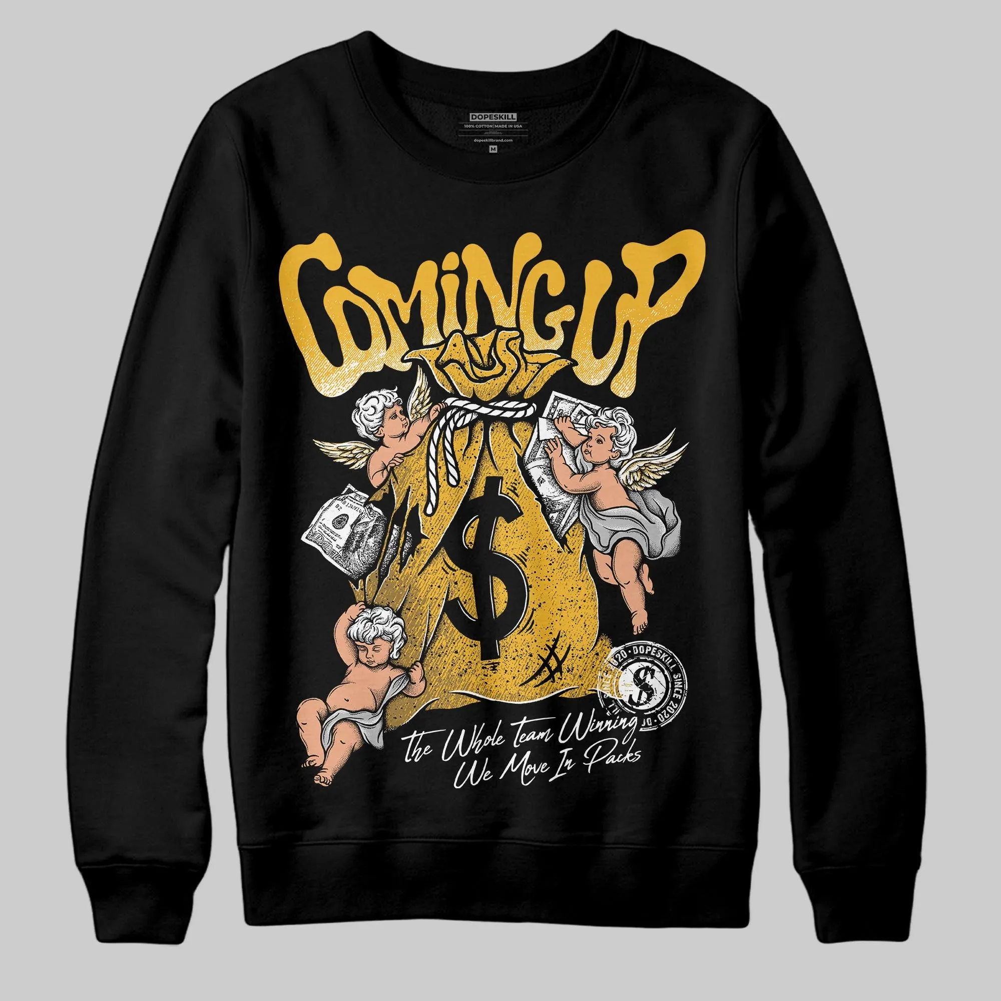 Tokyo 5s DopeSkill Sweatshirt Money Bag Coming Up Graphic sold by DopeSkill