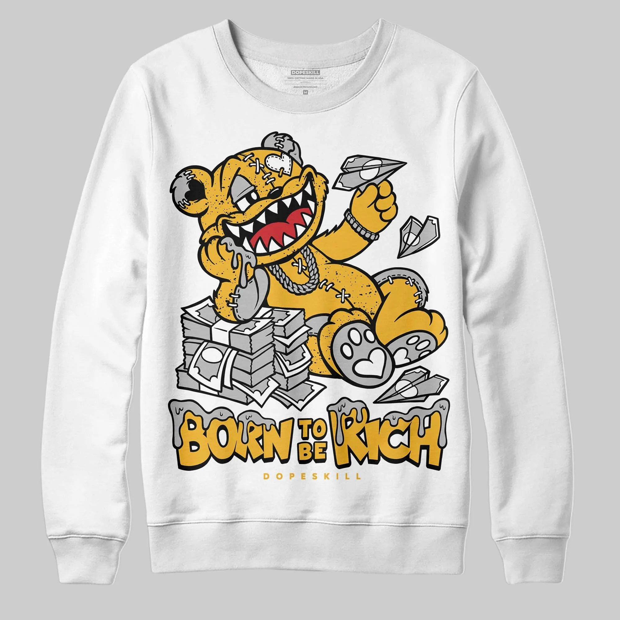 Tokyo 5s DopeSkill Sweatshirt Born To Be Rich Graphic sold by DopeSkill product image thumbnail 2