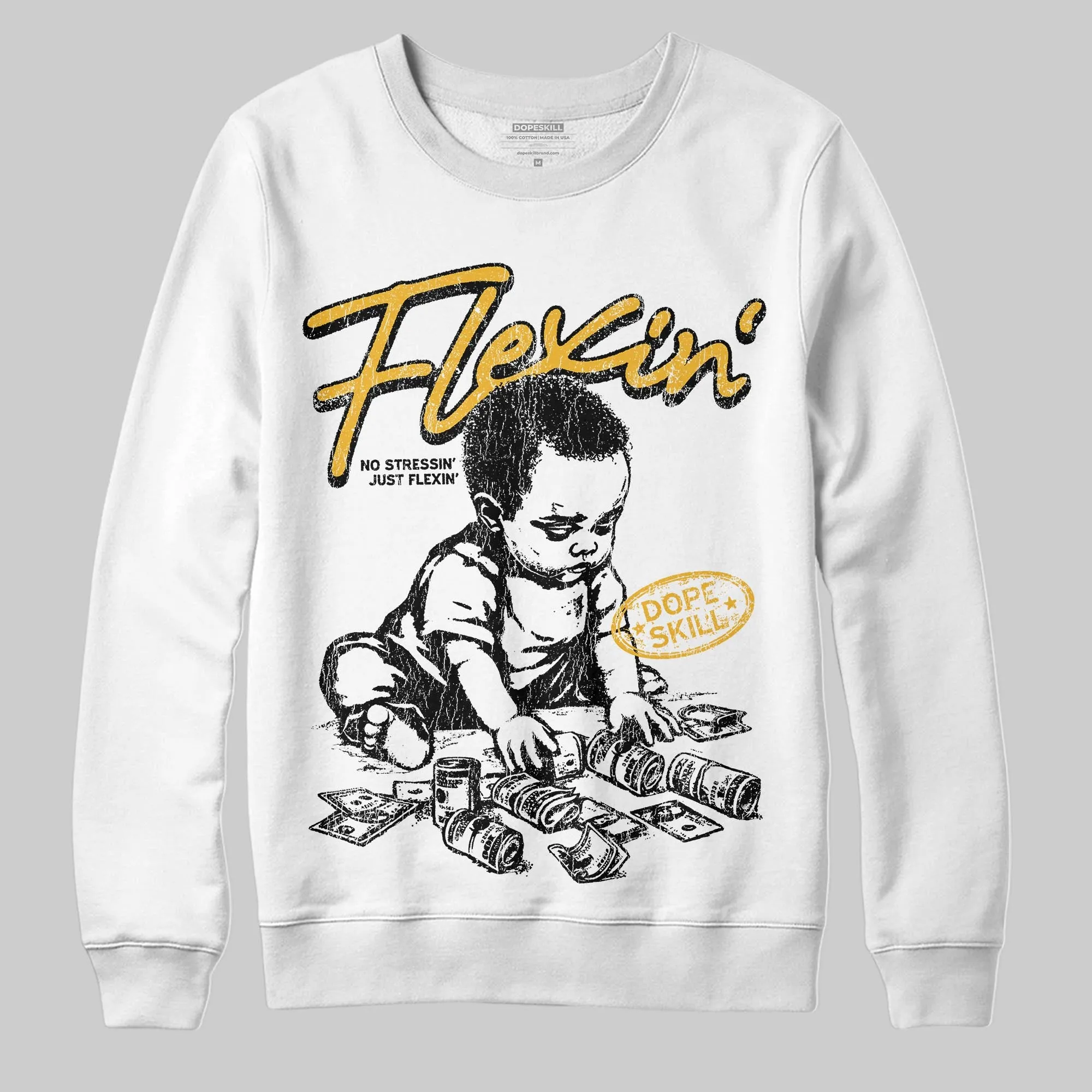 Tokyo 5s DopeSkill Sweatshirt Flexin' Graphic sold by DopeSkill product image thumbnail 2