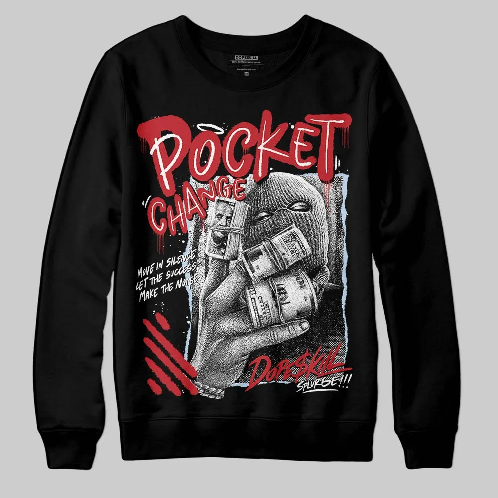 Fire Red “Black Tongue” 5s DopeSkill Sweatshirt Pocket Change Graphic sold by DopeSkill product image thumbnail 2