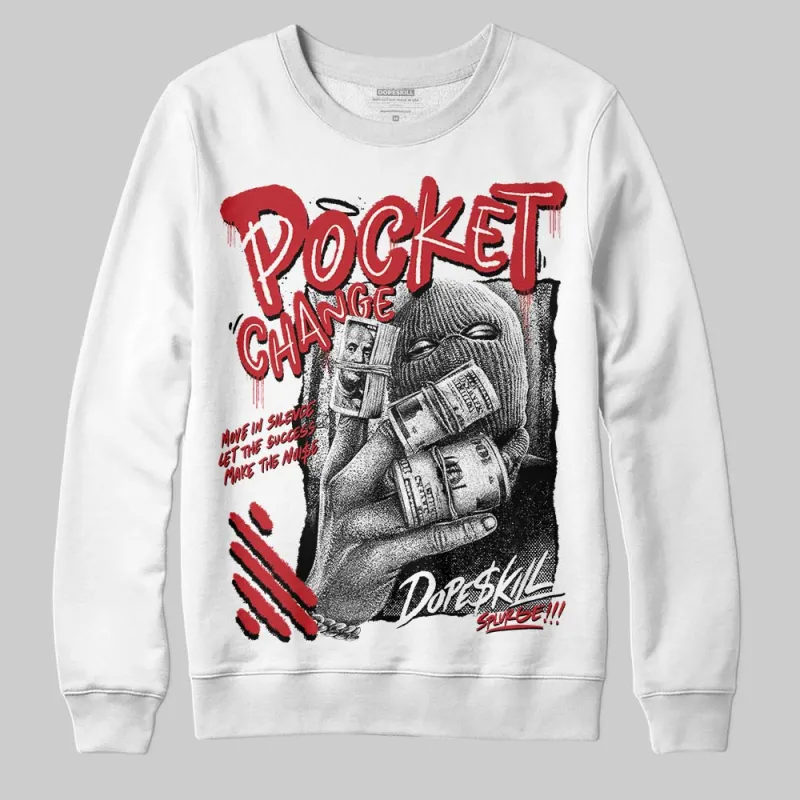 Fire Red “Black Tongue” 5s DopeSkill Sweatshirt Pocket Change Graphic sold by DopeSkill
