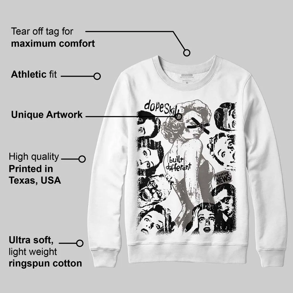Cave Stone 4s DopeSkill Sweatshirt Built Different Graphic sold by DopeSkill product image thumbnail 3