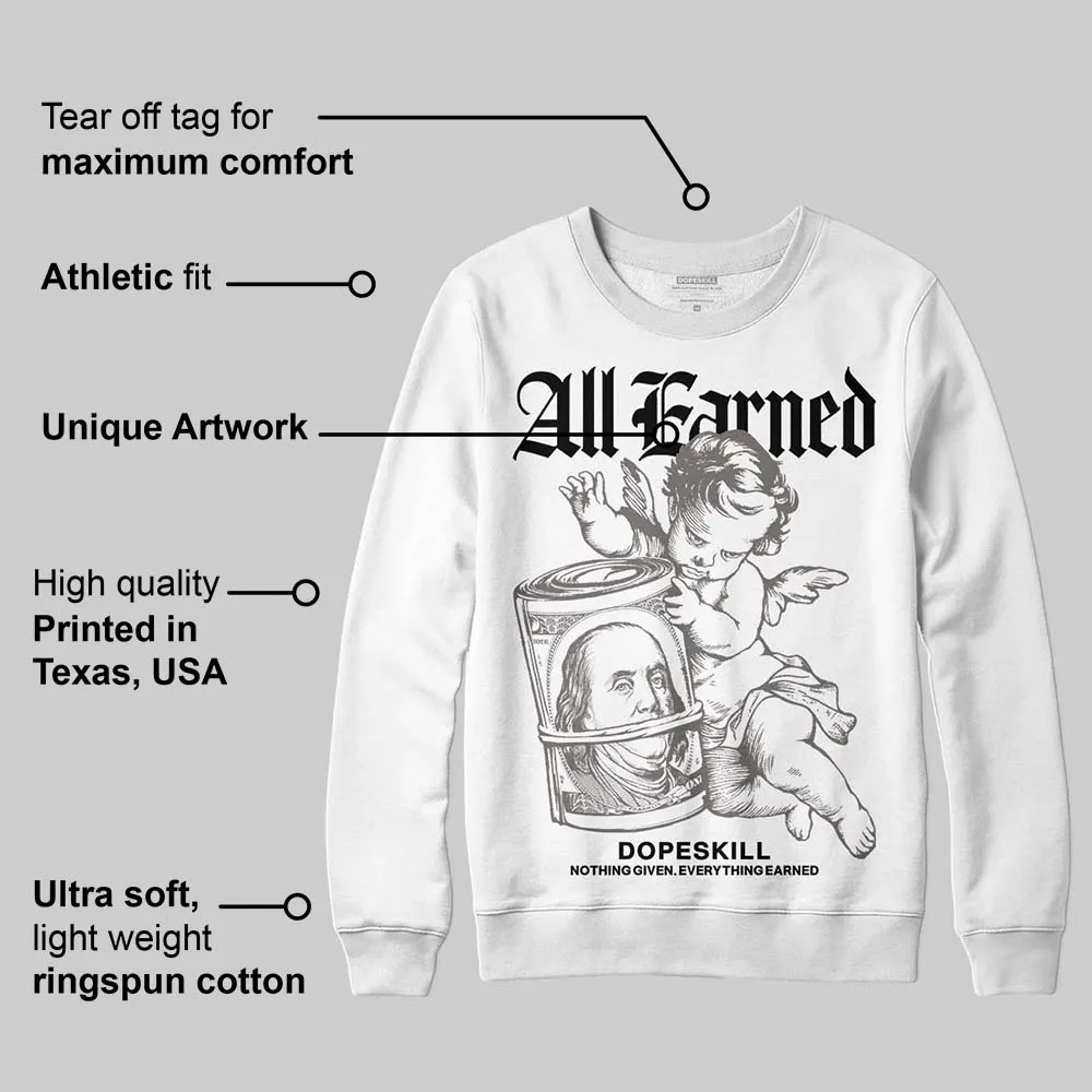 Cave Stone 4s DopeSkill Sweatshirt All Earned Graphic sold by DopeSkill product image thumbnail 3