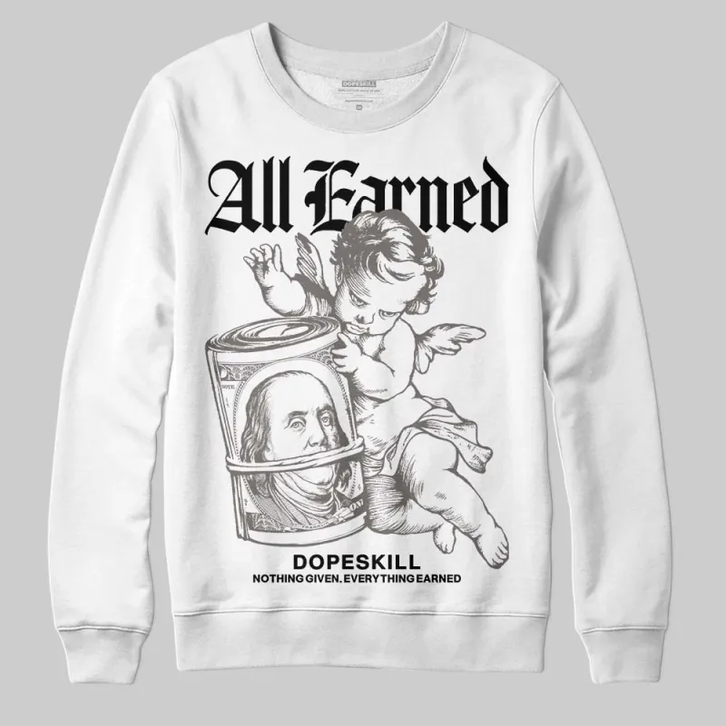 Cave Stone 4s DopeSkill Sweatshirt All Earned Graphic sold by DopeSkill