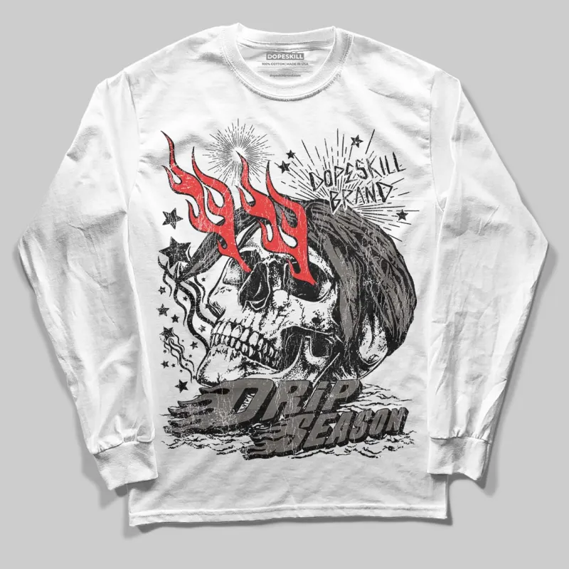 Cave Stone 4s DopeSkill Long Sleeve T-Shirt Drip Season Graphic sold by DopeSkill