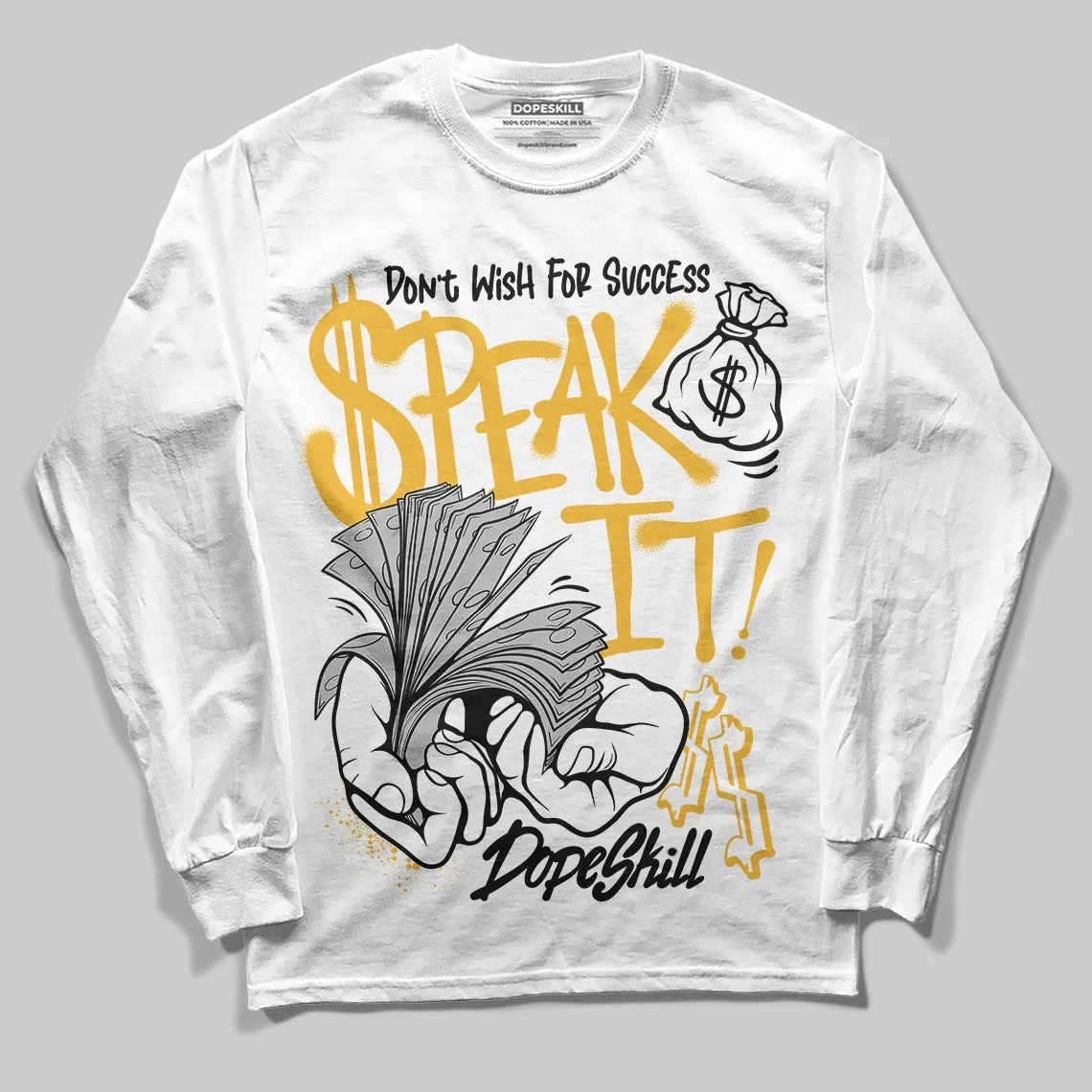 Tokyo 5s DopeSkill Long Sleeve T-Shirt Speak It Graphic sold by DopeSkill product image thumbnail 2