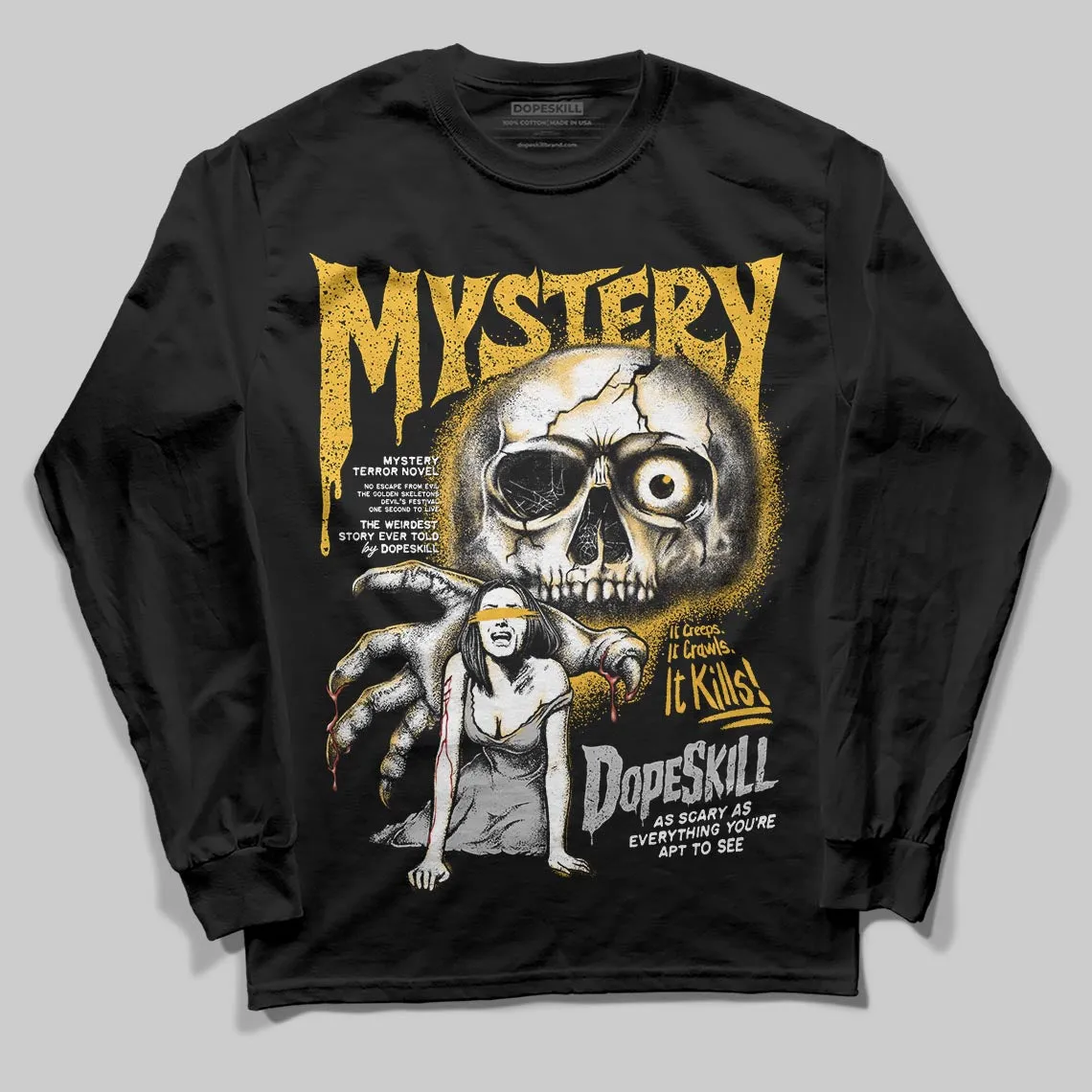 Tokyo 5s DopeSkill Long Sleeve T-Shirt Mystery Ghostly Grasp Graphic sold by DopeSkill