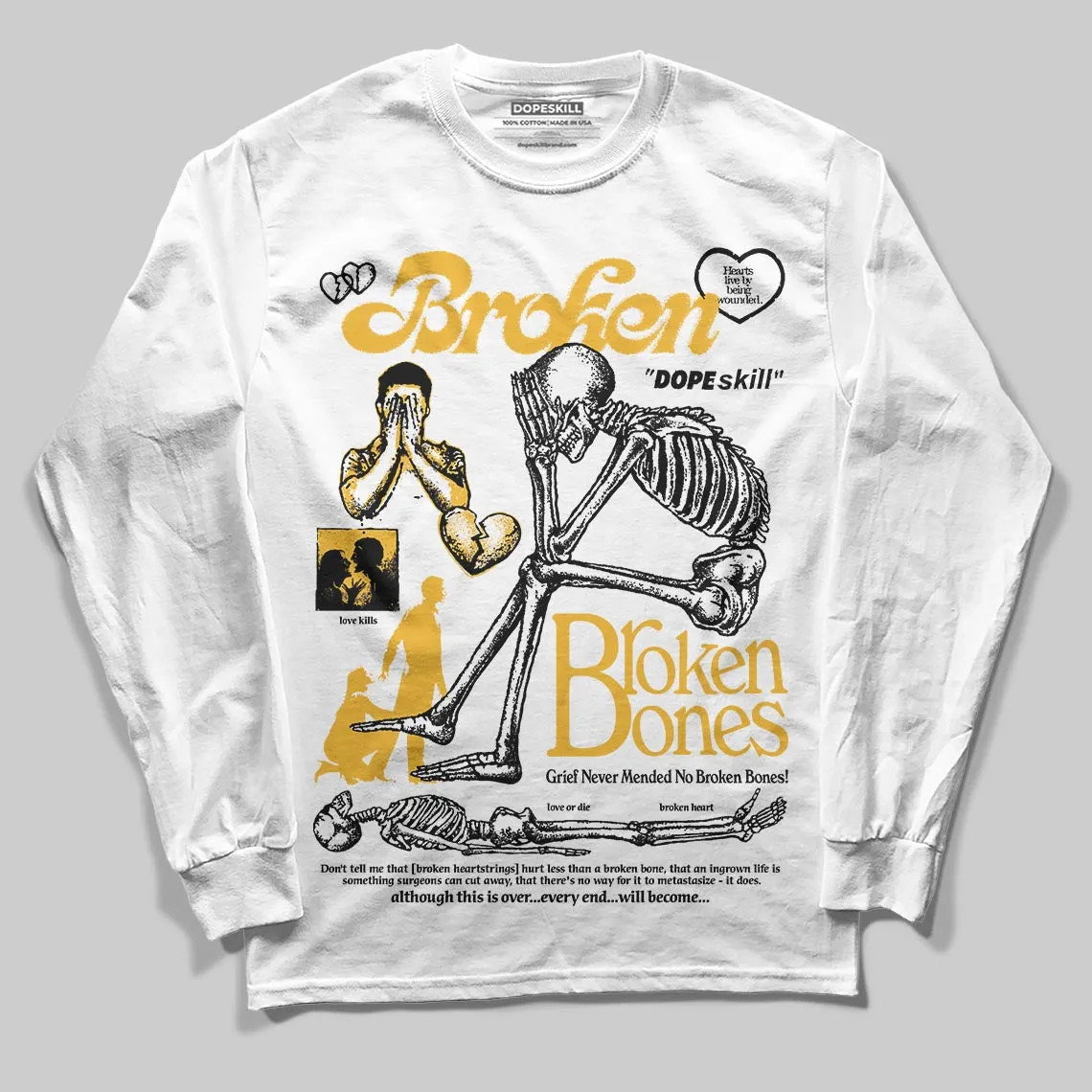 Tokyo 5s DopeSkill Long Sleeve T-Shirt Broken Bones Graphic sold by DopeSkill product image thumbnail 2