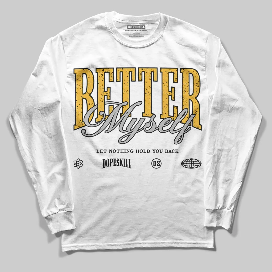 Tokyo 5s DopeSkill Long Sleeve T-Shirt Better Myself Graphic sold by DopeSkill product image thumbnail 2