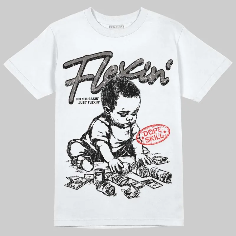 Cave Stone 4s DopeSkill T-Shirt Flexin' Graphic sold by DopeSkill