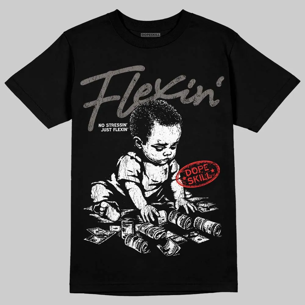 Cave Stone 4s DopeSkill T-Shirt Flexin' Graphic sold by DopeSkill product image thumbnail 2