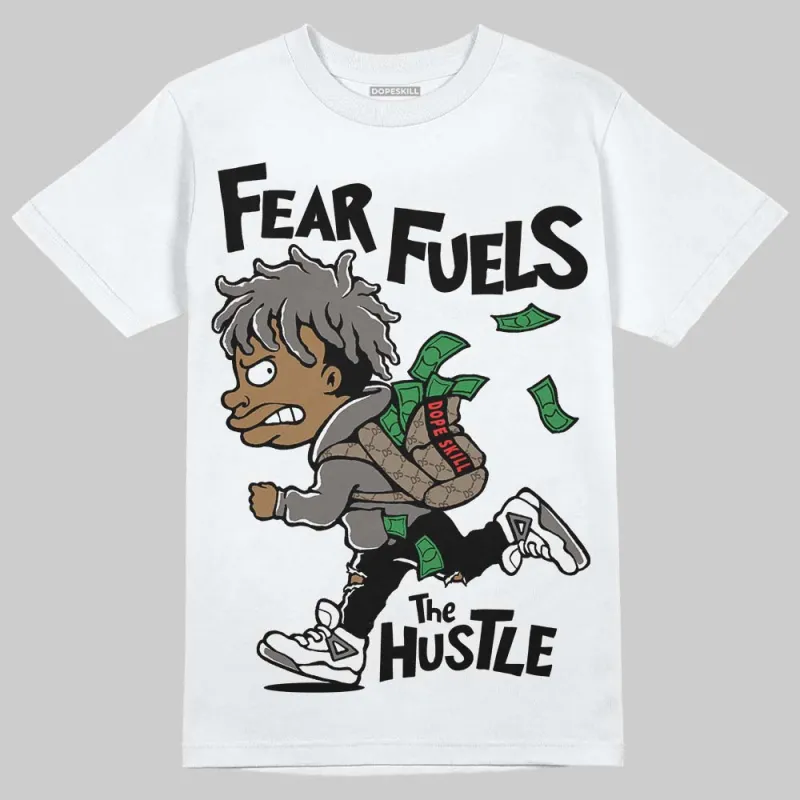 Cave Stone 4s DopeSkill T-Shirt Fear Fuels The Hustle Graphic sold by DopeSkill