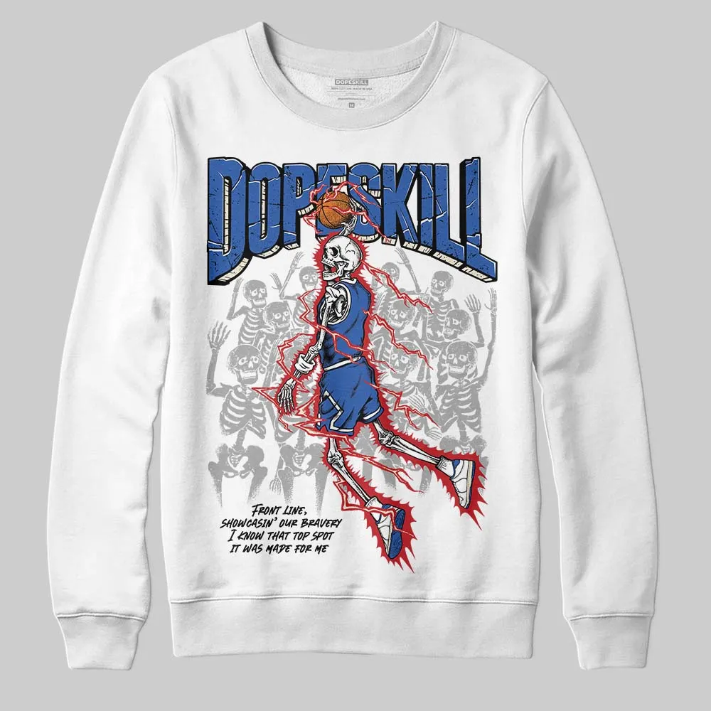 Travis Scott x Fragment 1s DopeSkill Sweatshirt Thunder Dunk Graphic sold by DopeSkill