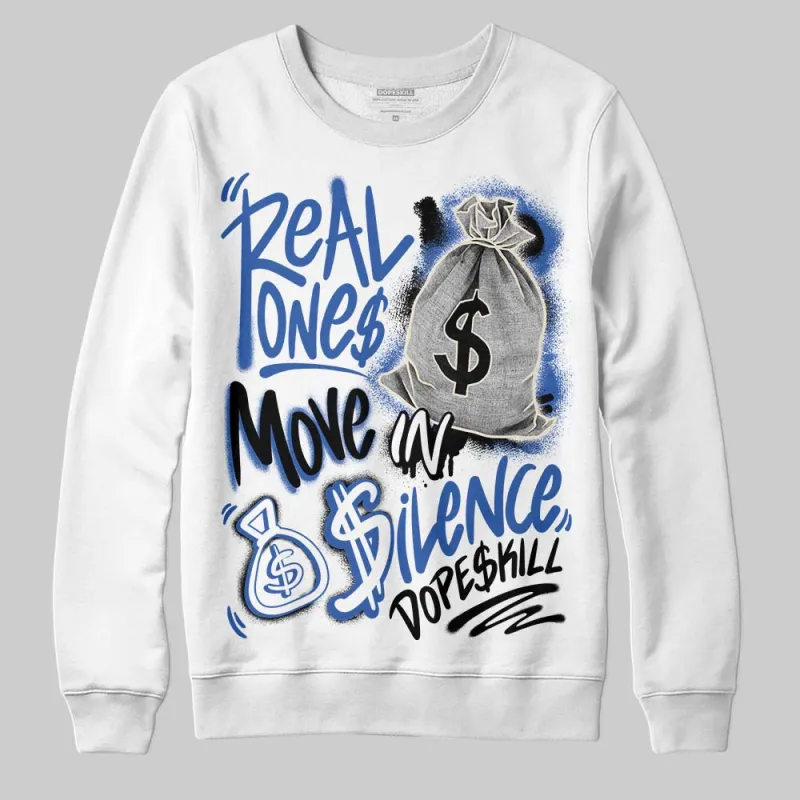 Travis Scott x Fragment 1s DopeSkill Sweatshirt Real Ones Move In Silence Graphic sold by DopeSkill