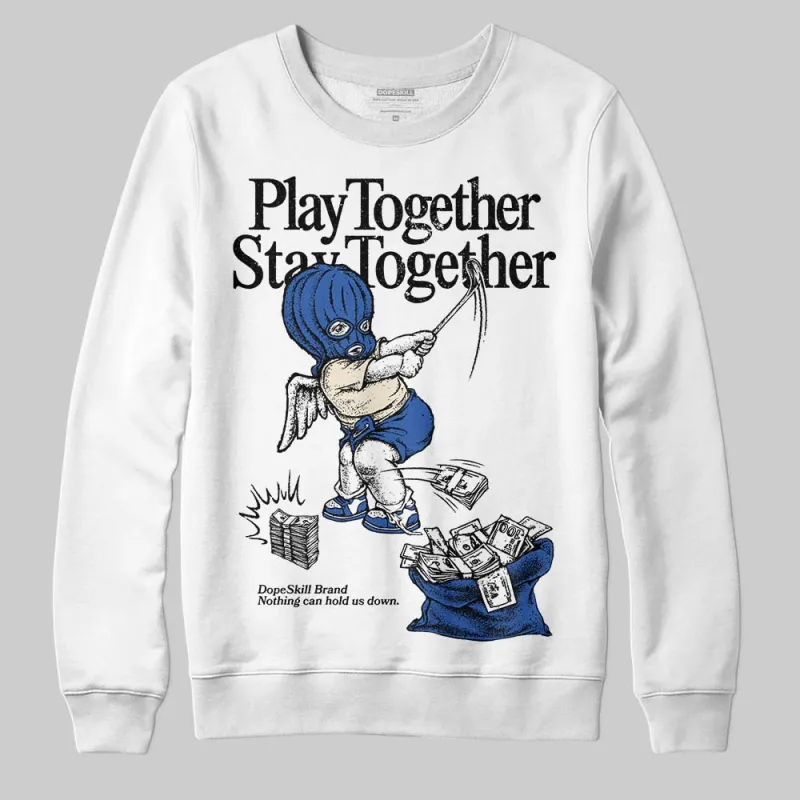 Travis Scott x Fragment 1s DopeSkill Sweatshirt Play together, Stay together Graphic sold by DopeSkill