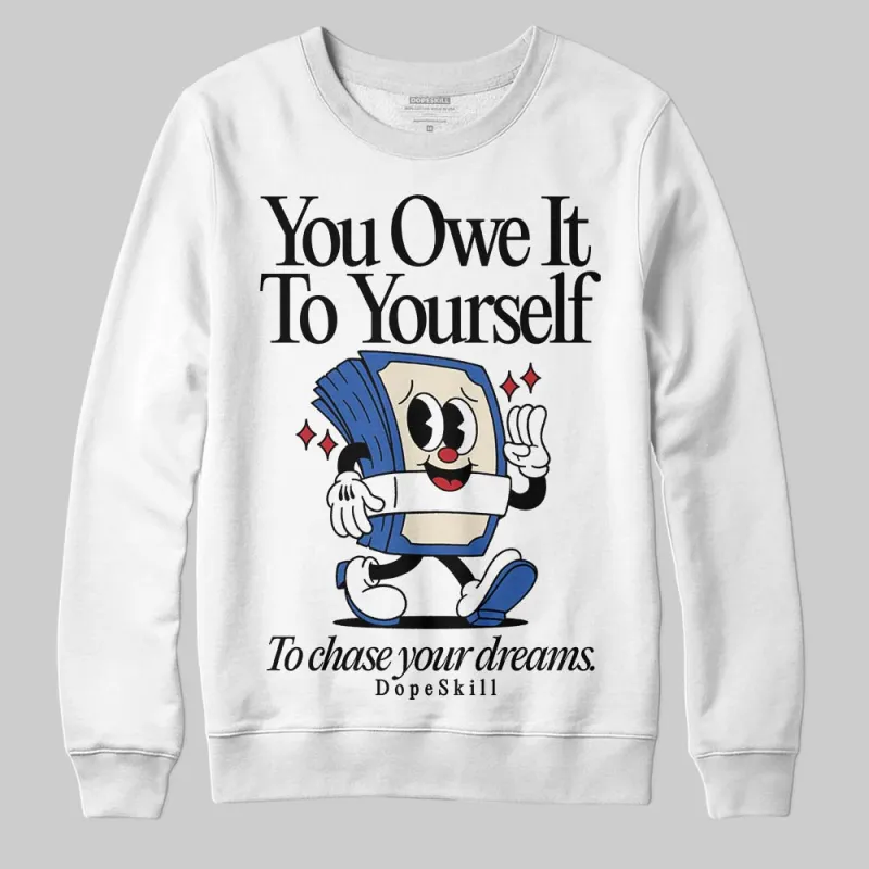 Travis Scott x Fragment 1s DopeSkill Sweatshirt Owe It To Yourself Graphic sold by DopeSkill