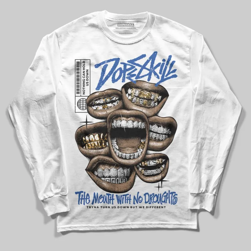 Travis Scott x Fragment 1s DopeSkill Long Sleeve T-Shirt The Mouth With No Droughts Graphic sold by DopeSkill