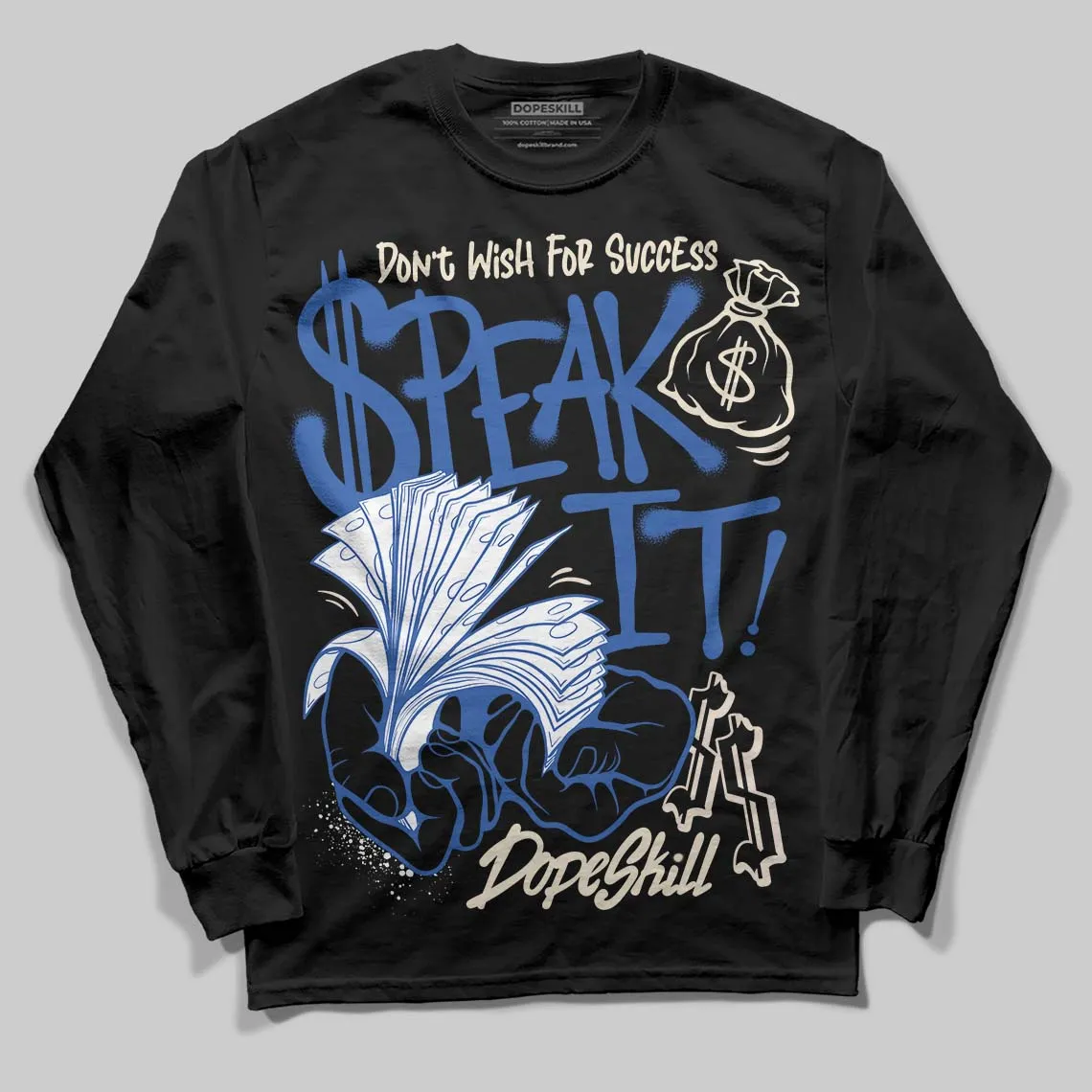 Travis Scott x Fragment 1s DopeSkill Long Sleeve T-Shirt Speak It Graphic sold by DopeSkill product image thumbnail 2