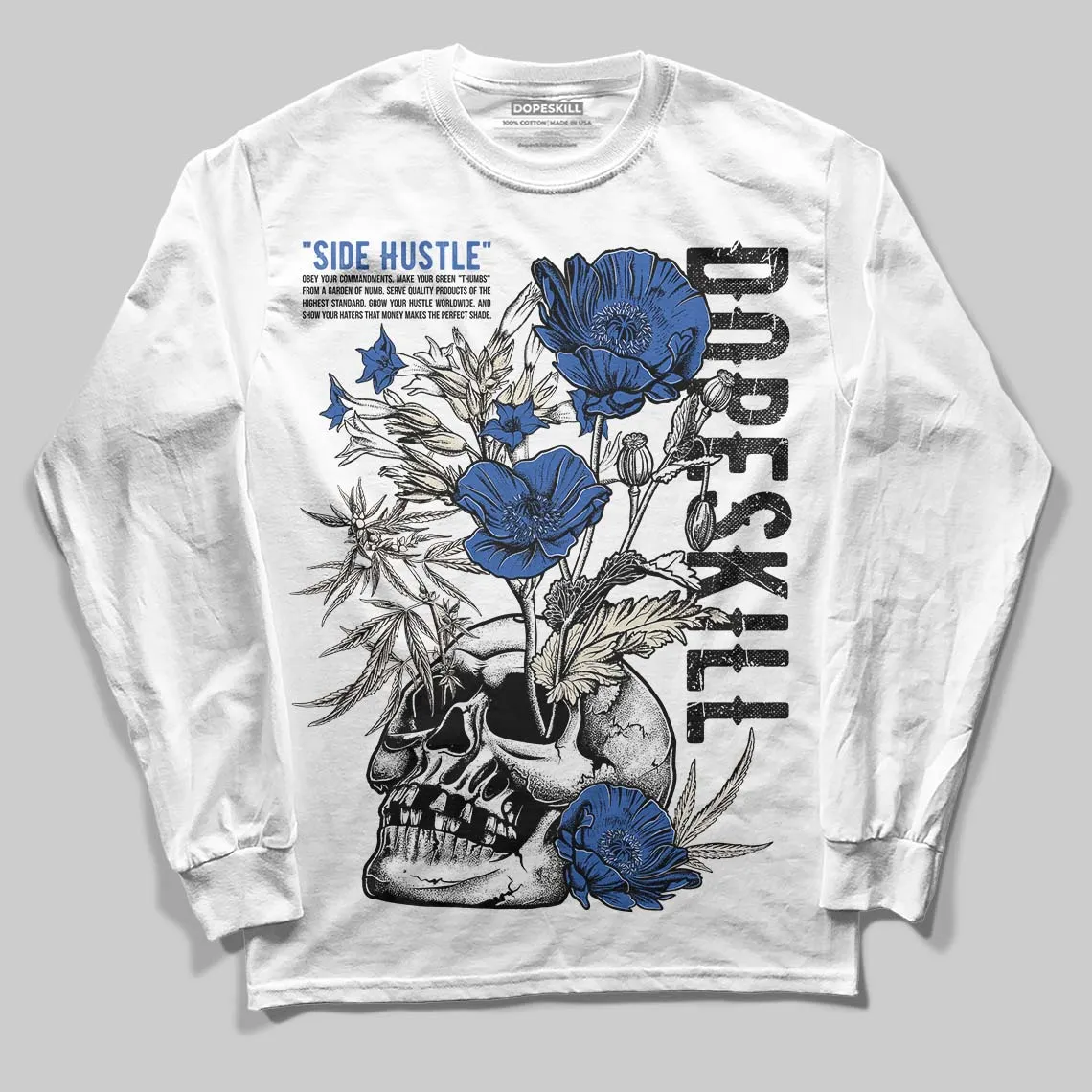 Travis Scott x Fragment 1s DopeSkill Long Sleeve T-Shirt Side Hustle Graphic sold by DopeSkill