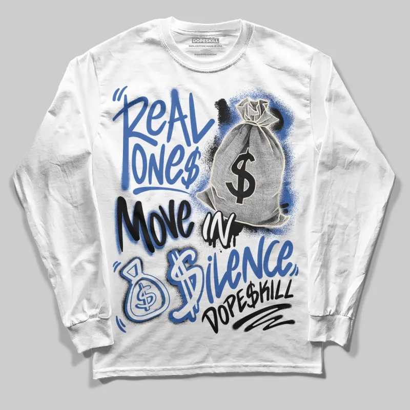 Travis Scott x Fragment 1s DopeSkill Long Sleeve T-Shirt Real Ones Move In Silence Graphic sold by DopeSkill