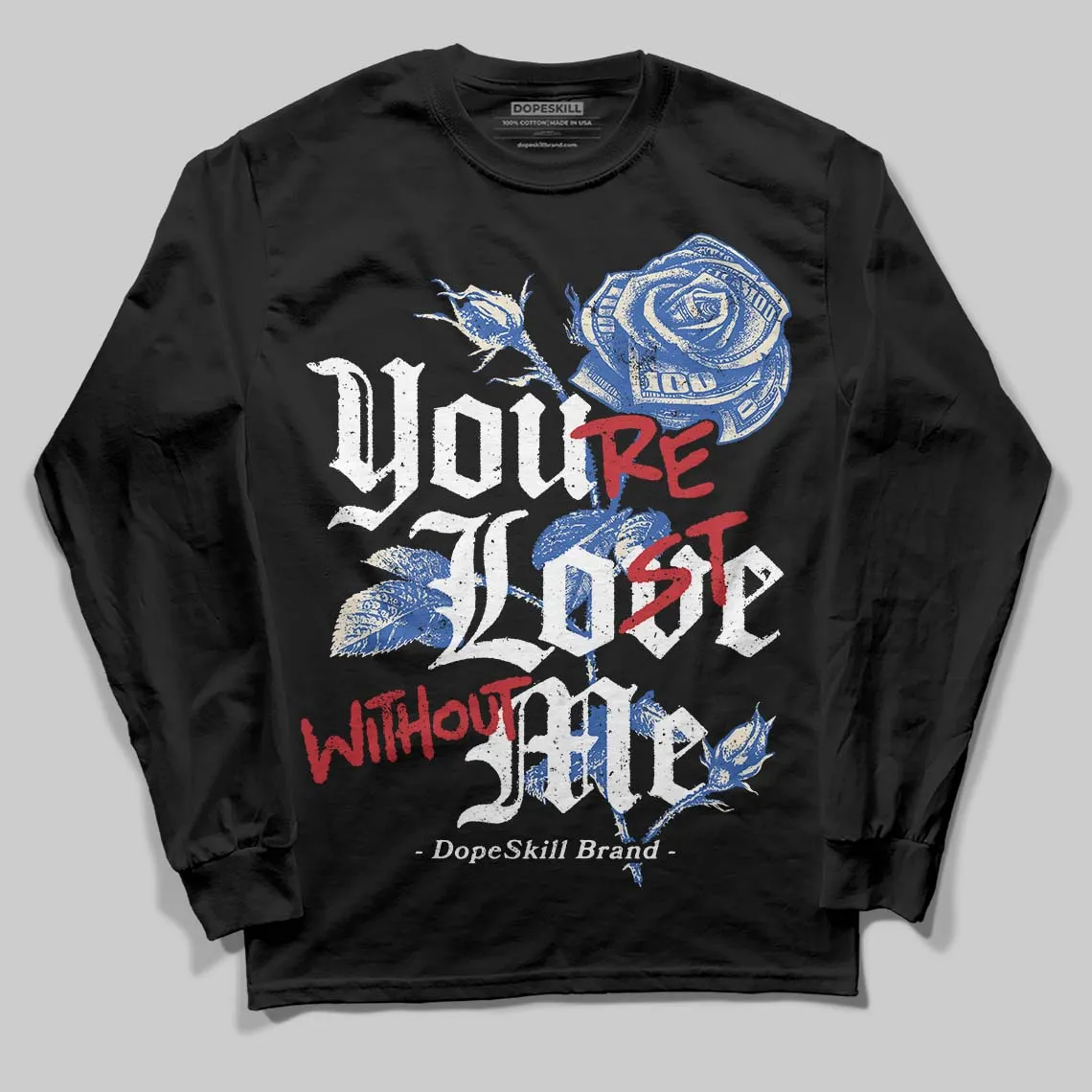 Travis Scott x Fragment 1s DopeSkill Long Sleeve T-Shirt You’re Lost Without Me Graphic sold by DopeSkill product image thumbnail 2