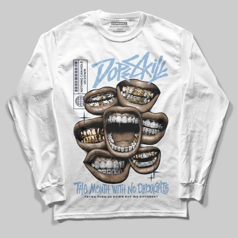 Gel-Cumulus 16 Wash/Independence Blue DopeSkill Long Sleeve T-Shirt The Mouth With No Droughts Graphic sold by DopeSkill