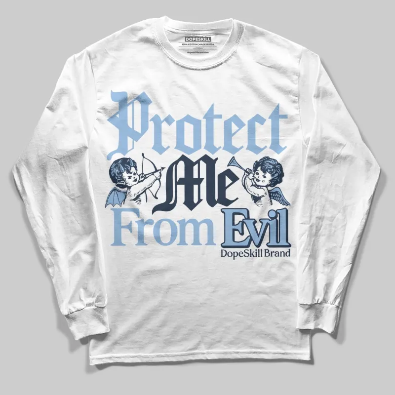 Gel-Cumulus 16 Wash/Independence Blue DopeSkill Long Sleeve T-Shirt Protect Me From Evil Graphic sold by DopeSkill