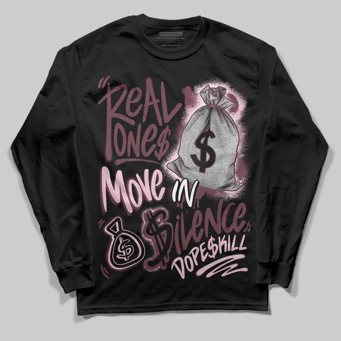 Gel-Cumulus 16 "Port Royal" DopeSkill Long Sleeve T-Shirt Real Ones Move In Silence Graphic sold by DopeSkill product image thumbnail 2