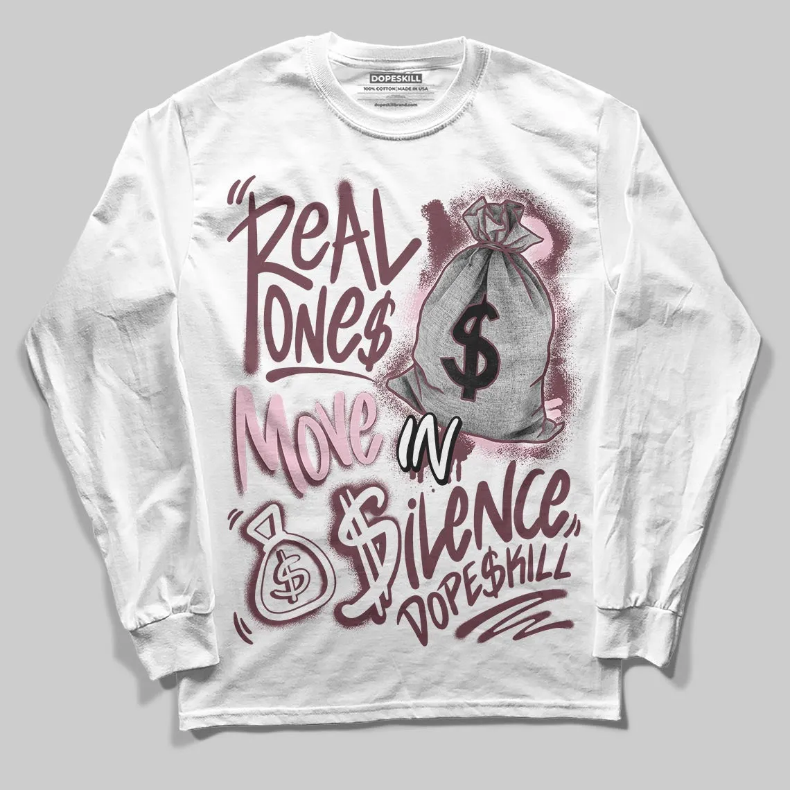 Gel-Cumulus 16 "Port Royal" DopeSkill Long Sleeve T-Shirt Real Ones Move In Silence Graphic sold by DopeSkill