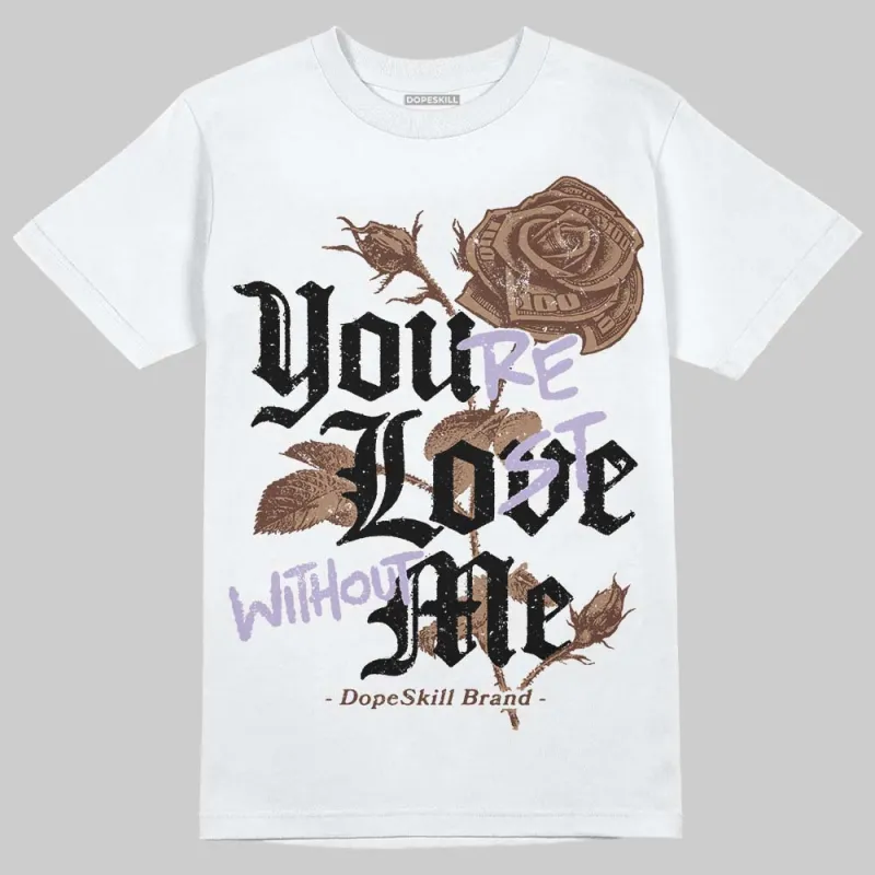 Harris Tweed x Sesame/Violet Mist Dunk DopeSkill T-Shirt You’re Lost Without Me Graphic sold by DopeSkill