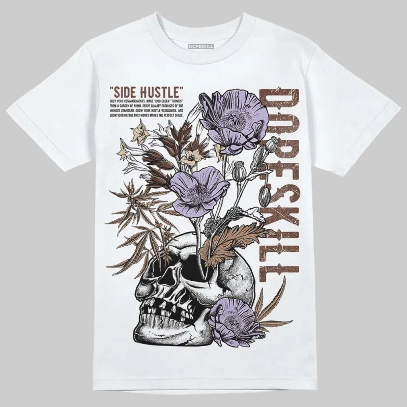 Harris Tweed x Sesame/Violet Mist Dunk DopeSkill T-Shirt Side Hustle Graphic sold by DopeSkill