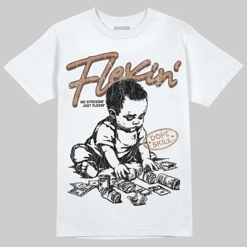 Harris Tweed x Sesame/Violet Mist Dunk DopeSkill T-Shirt Flexin' Graphic sold by DopeSkill