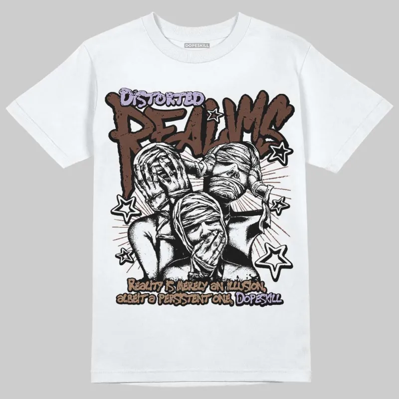 Harris Tweed x Sesame/Violet Mist Dunk DopeSkill T-Shirt Distorted Realms Graphic sold by DopeSkill