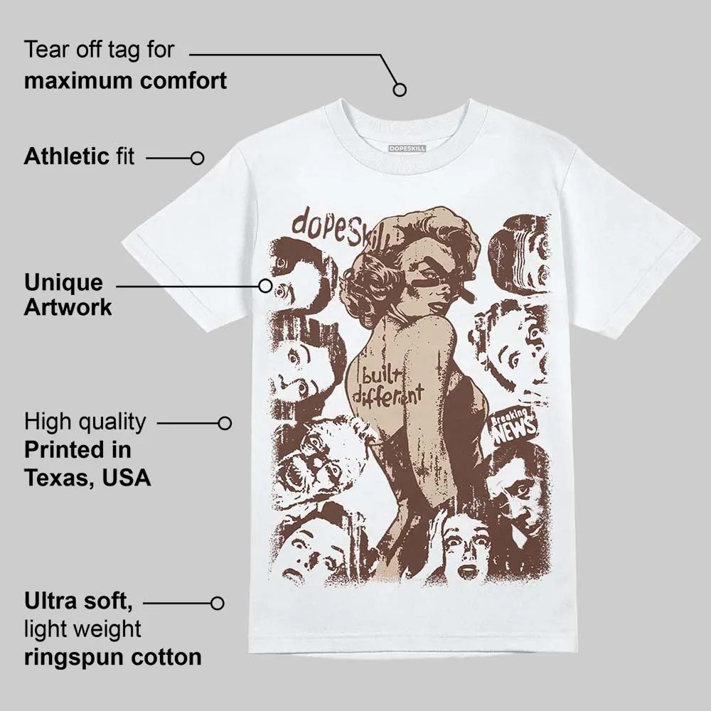 Harris Tweed x Sesame/Violet Mist Dunk DopeSkill T-Shirt Built Different Graphic sold by DopeSkill product image thumbnail 3