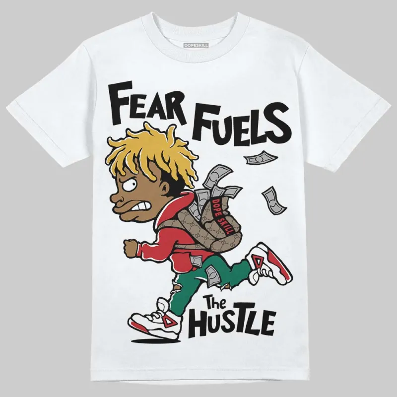 Mexico 'El Vuelo' 3s DopeSkill T-Shirt Fear Fuels The Hustle Graphic sold by DopeSkill
