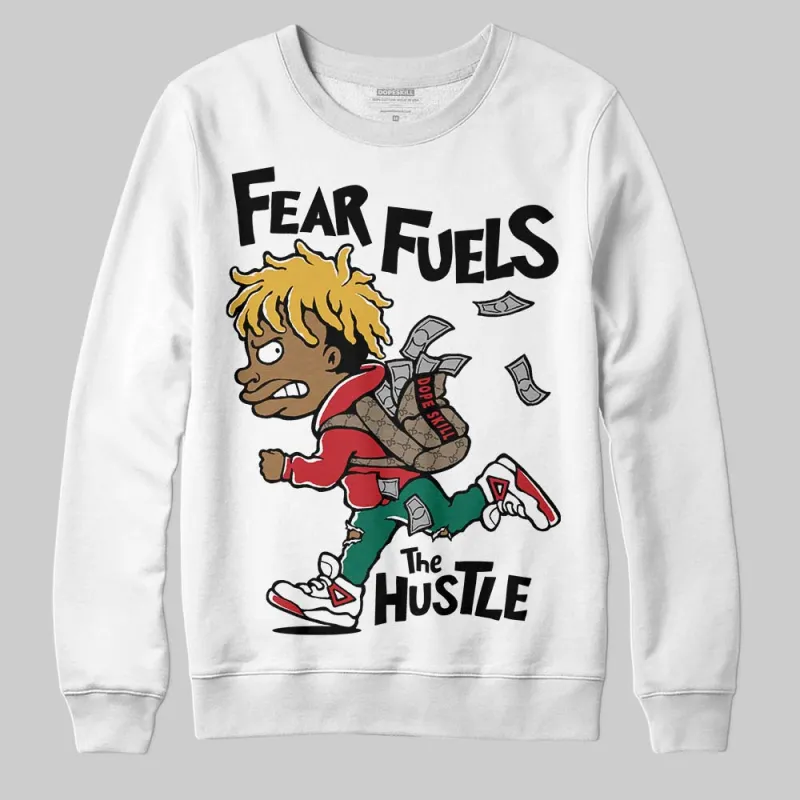 Mexico 'El Vuelo' 3s DopeSkill Sweatshirt Fear Fuels The Hustle Graphic sold by DopeSkill