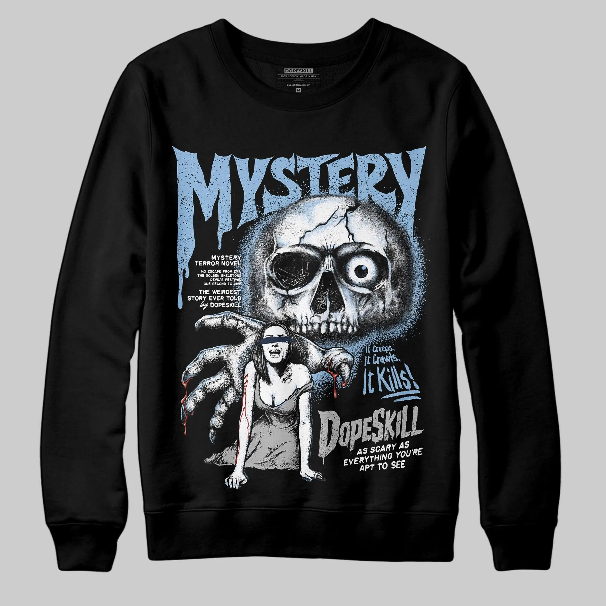 Gel-Cumulus 16 Wash/Independence Blue DopeSkill Sweatshirt Mystery Ghostly Grasp Graphic sold by DopeSkill product image thumbnail 2