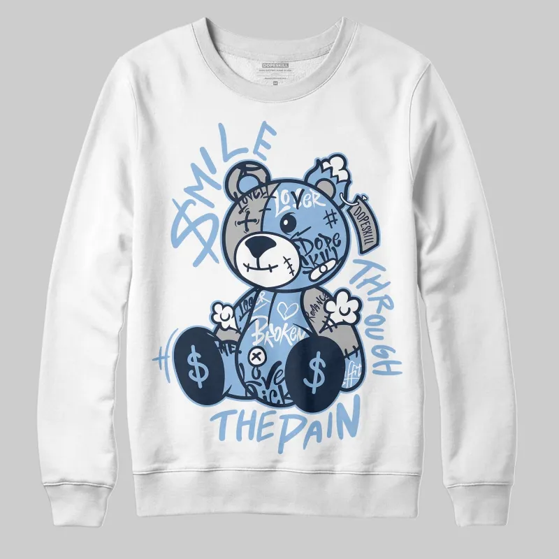 Gel-Cumulus 16 Wash/Independence Blue DopeSkill Sweatshirt Smile Through The Pain Graphic sold by DopeSkill