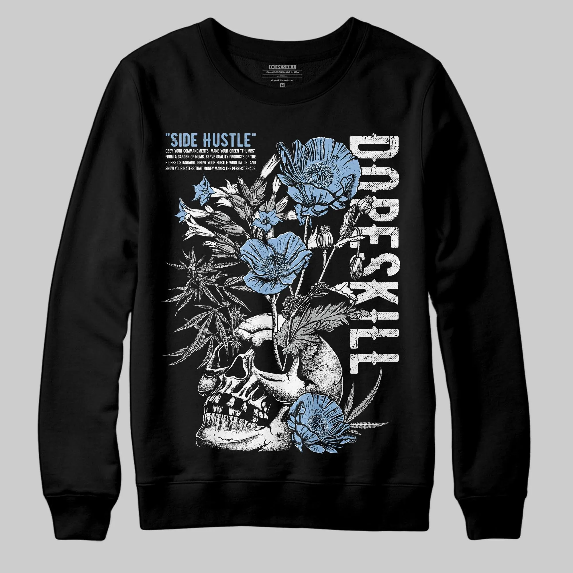 Gel-Cumulus 16 Wash/Independence Blue DopeSkill Sweatshirt Side Hustle Graphic sold by DopeSkill product image thumbnail 2