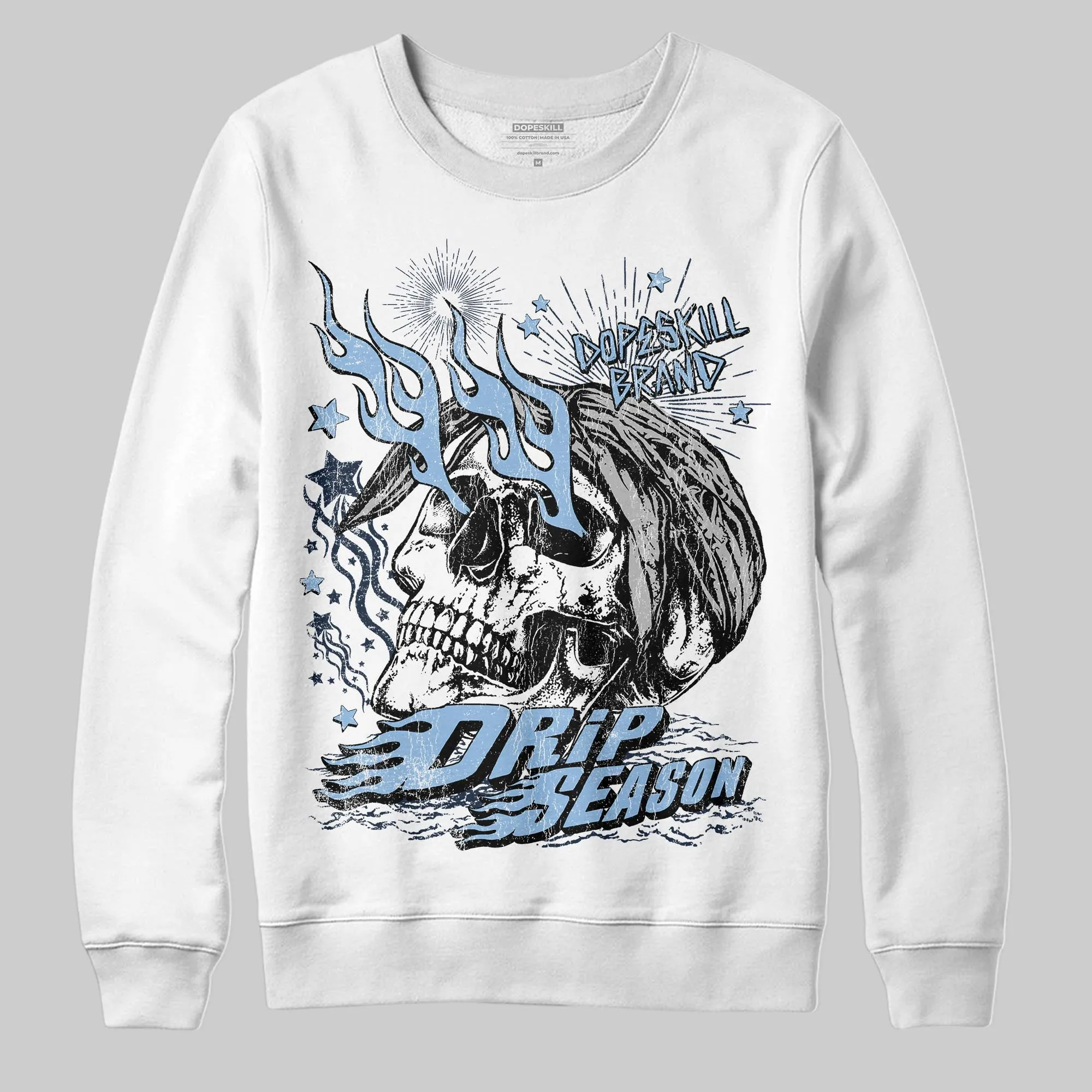 Gel-Cumulus 16 Wash/Independence Blue DopeSkill Sweatshirt Drip Season Graphic sold by DopeSkill