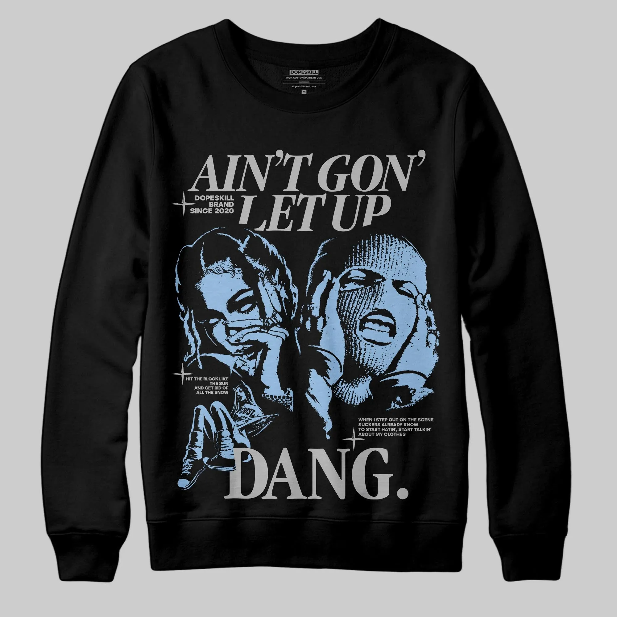 Gel-Cumulus 16 Wash/Independence Blue DopeSkill Sweatshirt Ain't Gon' Let Up Graphic sold by DopeSkill product image thumbnail 2