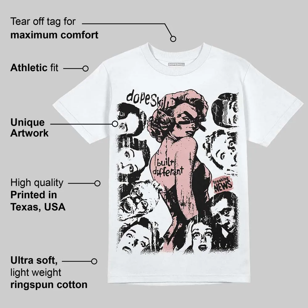 Dusty Rose 40s DopeSkill T-Shirt Built Different Graphic sold by DopeSkill product image thumbnail 3