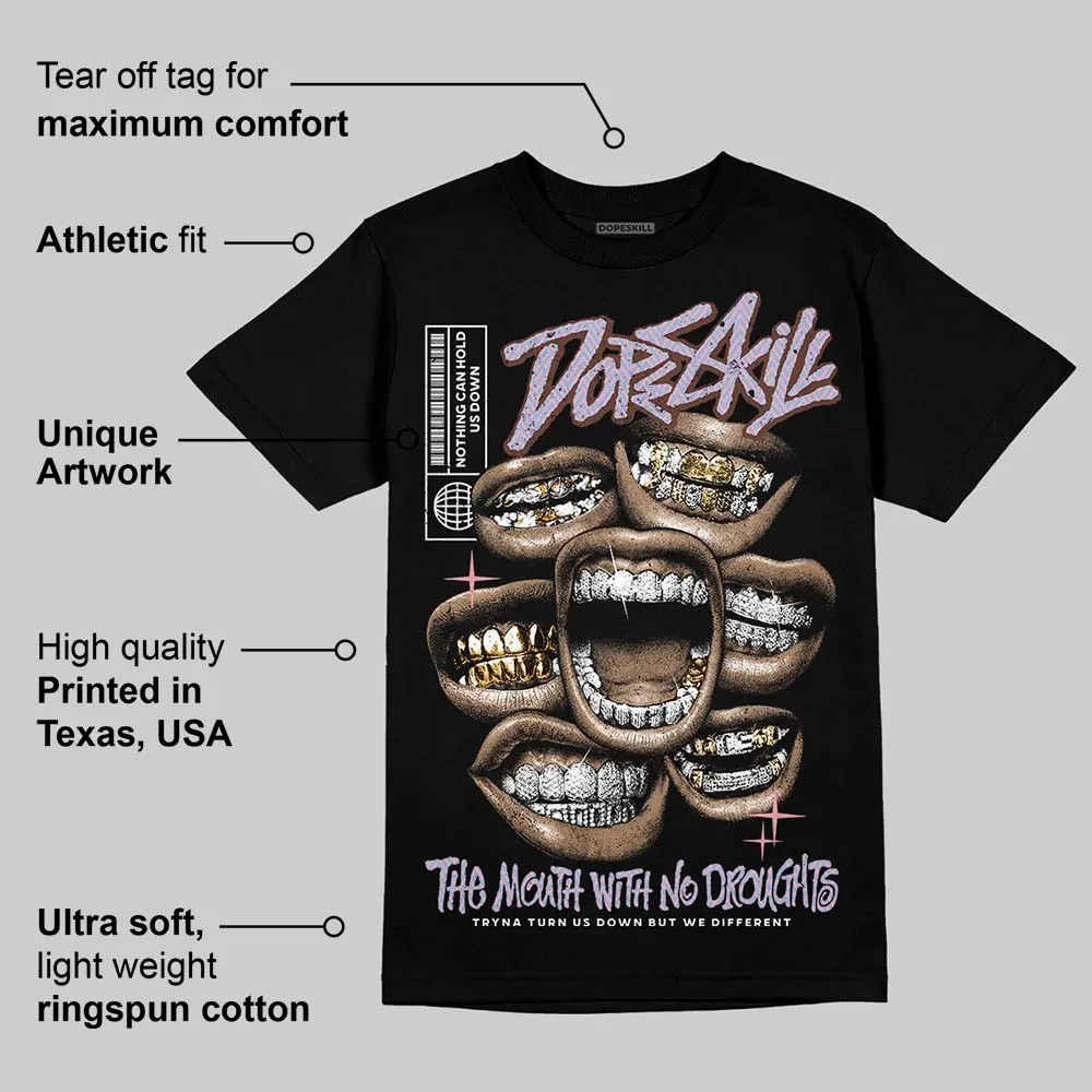 Harris Tweed x Denim Turquoise Dunk DopeSkill T-Shirt The Mouth With No Droughts Graphic sold by DopeSkill product image thumbnail 3