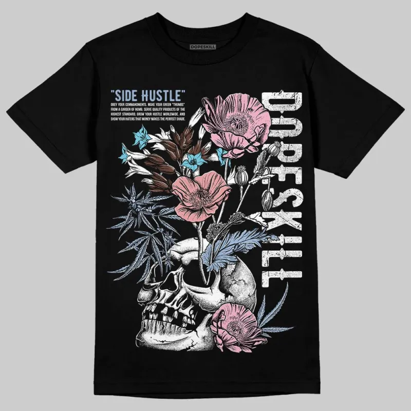 Harris Tweed x Denim Turquoise Dunk DopeSkill T-Shirt Side Hustle Graphic sold by DopeSkill
