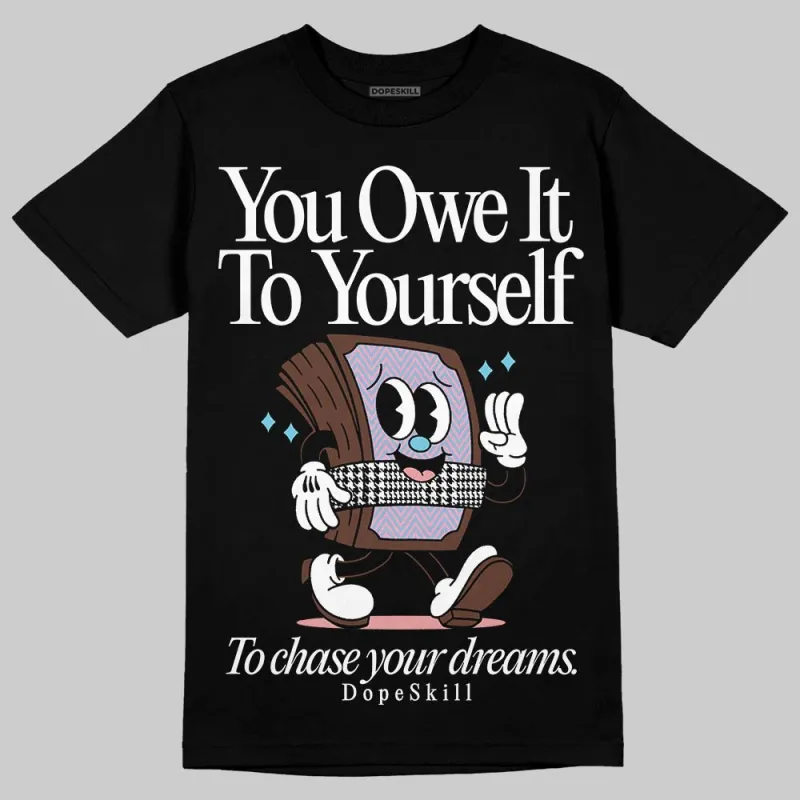 Harris Tweed x Denim Turquoise Dunk DopeSkill T-Shirt Owe It To Yourself Graphic sold by DopeSkill