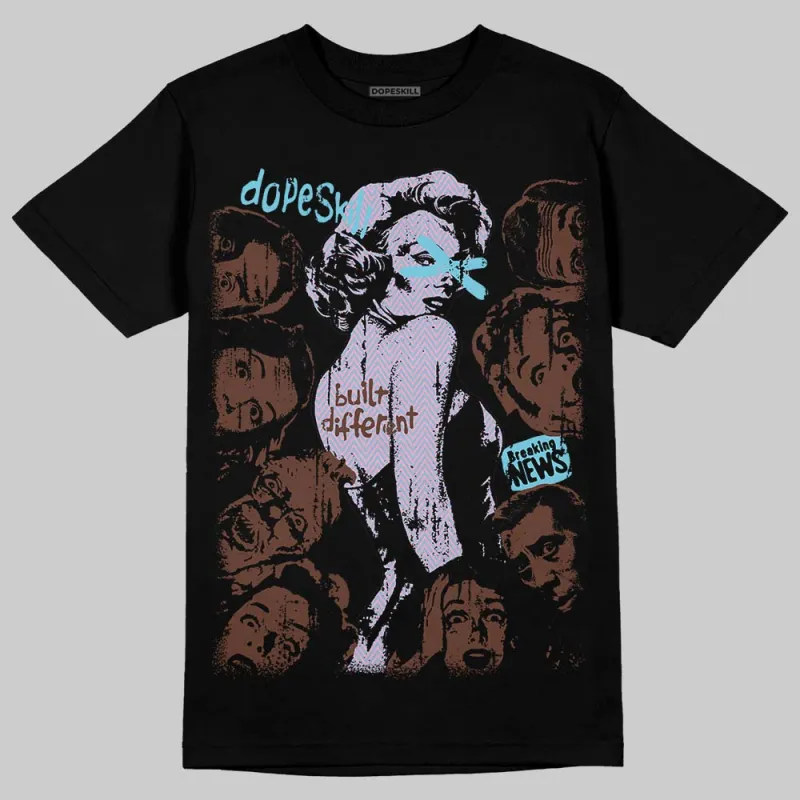 Harris Tweed x Denim Turquoise Dunk DopeSkill T-Shirt Built Different Graphic sold by DopeSkill