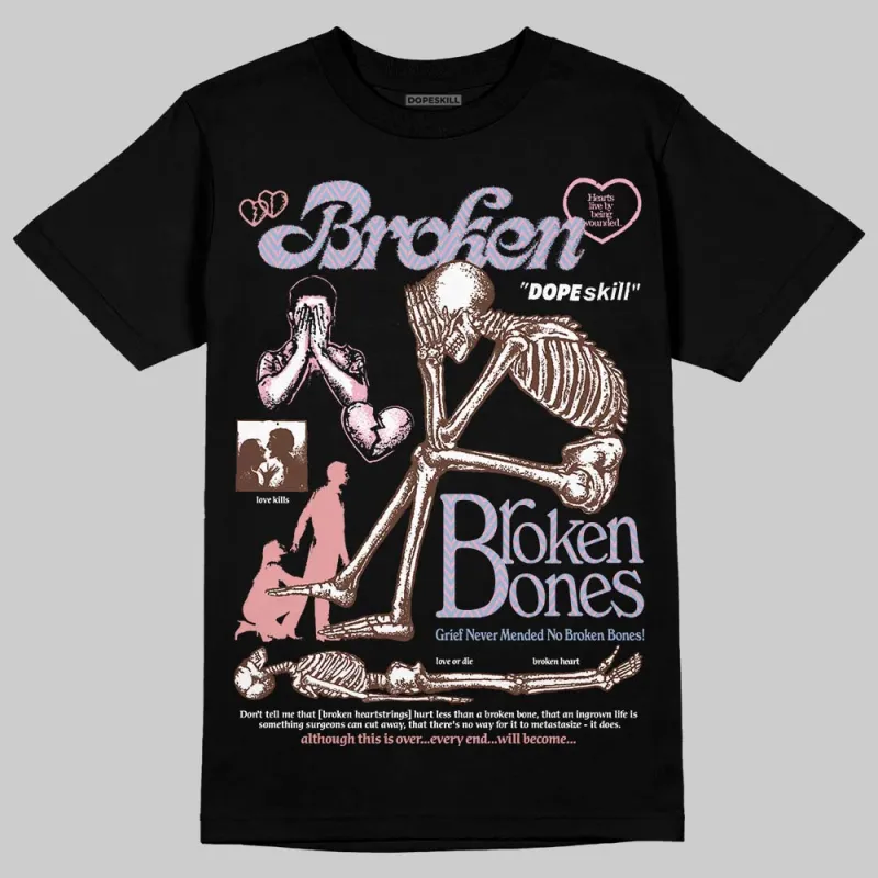 Harris Tweed x Denim Turquoise Dunk DopeSkill T-Shirt Broken Bones Graphic sold by DopeSkill