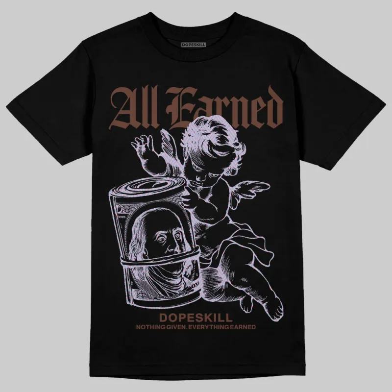 Harris Tweed x Denim Turquoise Dunk DopeSkill T-Shirt All Earned Graphic sold by DopeSkill